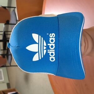 Adidas Originals Printed Trefoil Logo Snapback Trucker Mesh Cap Hat